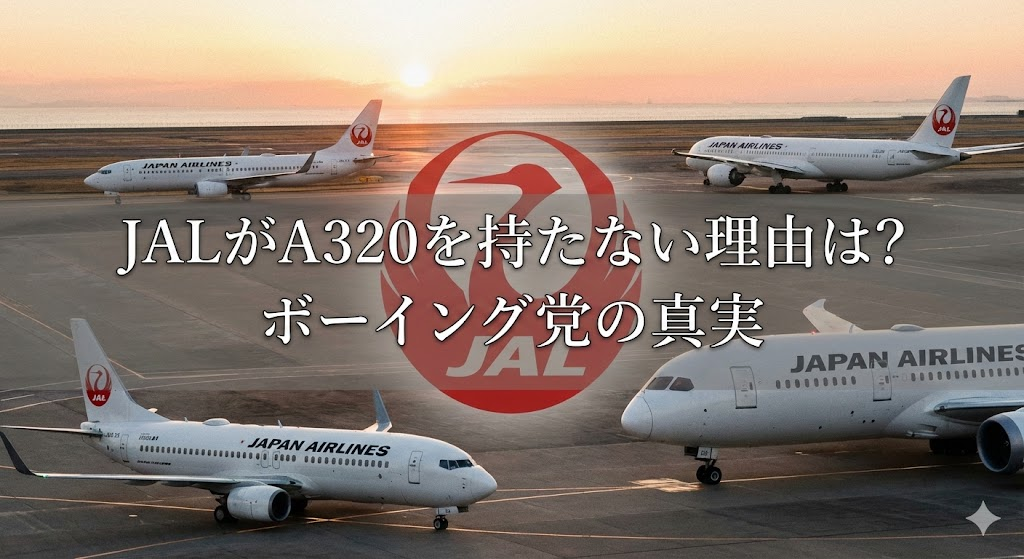JALがA320を持たない理由！ボーイング派の秘密とは？