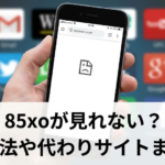 85xoが見れない理由はなぜ？対処法や代わりサイトまとめ