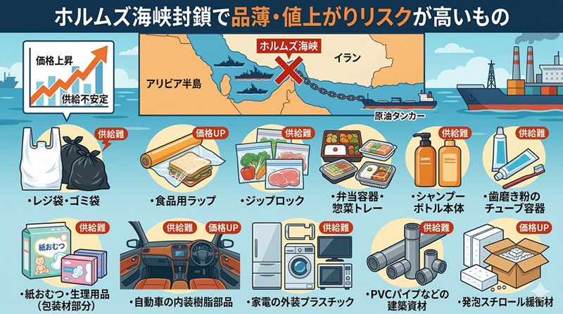 本当に品薄・値上がりリスクが高いもの