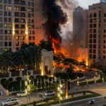 ドバイのミサイル映像イメージ