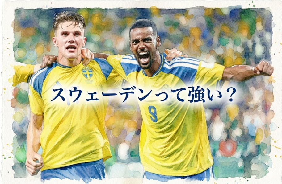 スウェーデンのサッカーは強い？日本代表との実力差や勝敗を予想　日本とどっちが強い？